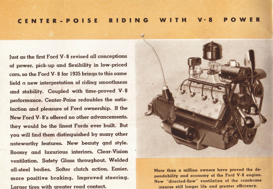 1935 Ford V-8 Booklet Page 9